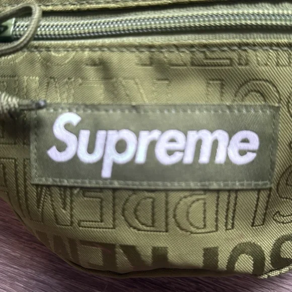 Supreme Green Belt Bag with Adjustable Strap - Picture 2 of 11